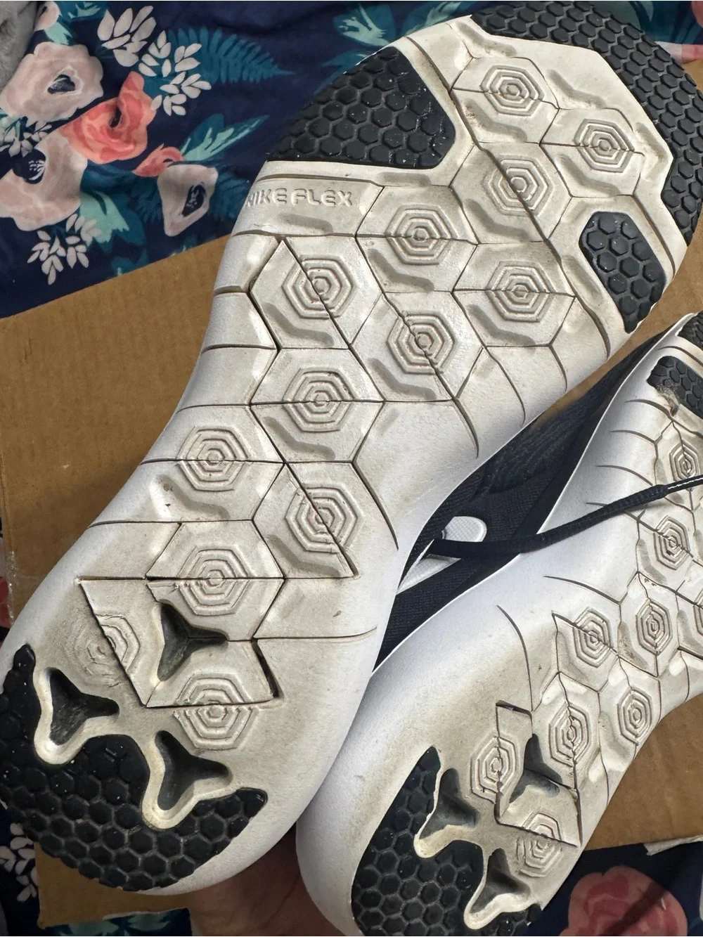 Nike Black & White Running Shoes women’s size 7